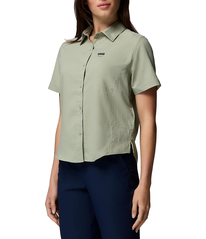 Columbia Silver Ridge Utility Short Sleeve Button Front Shirt