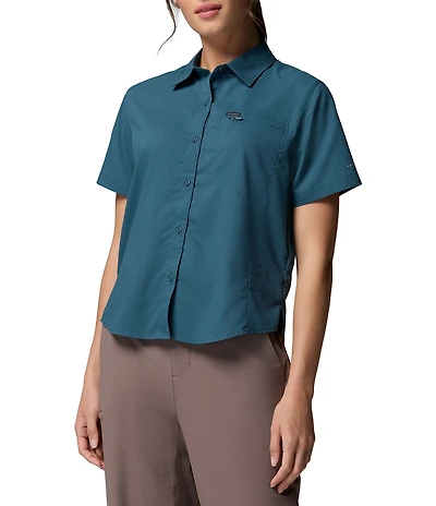 Columbia Silver Ridge Utility Short Sleeve Button Front Shirt