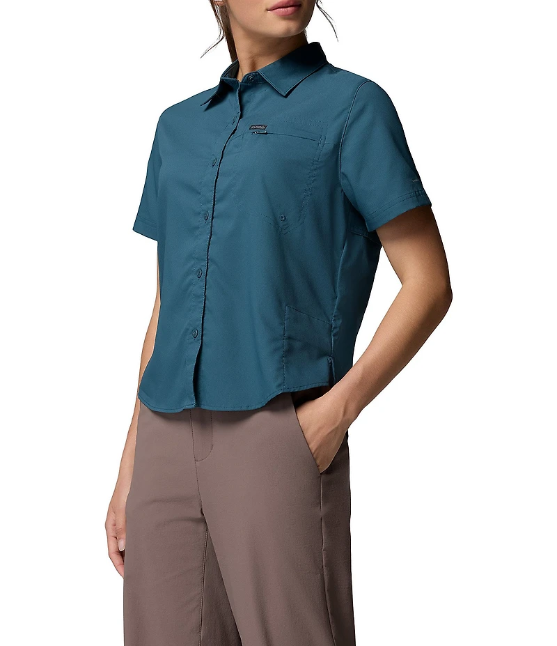Columbia Silver Ridge Utility Short Sleeve Button Front Shirt