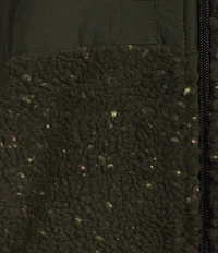 Columbia Stellar Path Fleece Ribbed Crew Neck Long Sleeves Zip Front Bomber Jacket