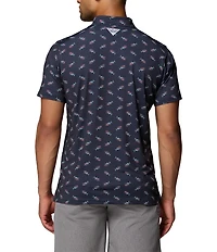 Columbia Super Slack Tide II Stretch Short Sleeve Polo Shirt