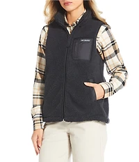 Columbia West Bend Stand Collar Sleeveless Zip Front Vest