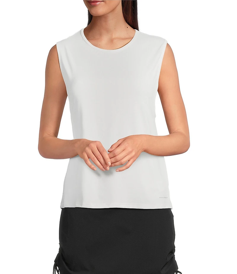 Columbia Women's Chill River Comfort Stretch Knit Crew Neck Sleeveless Tank Top