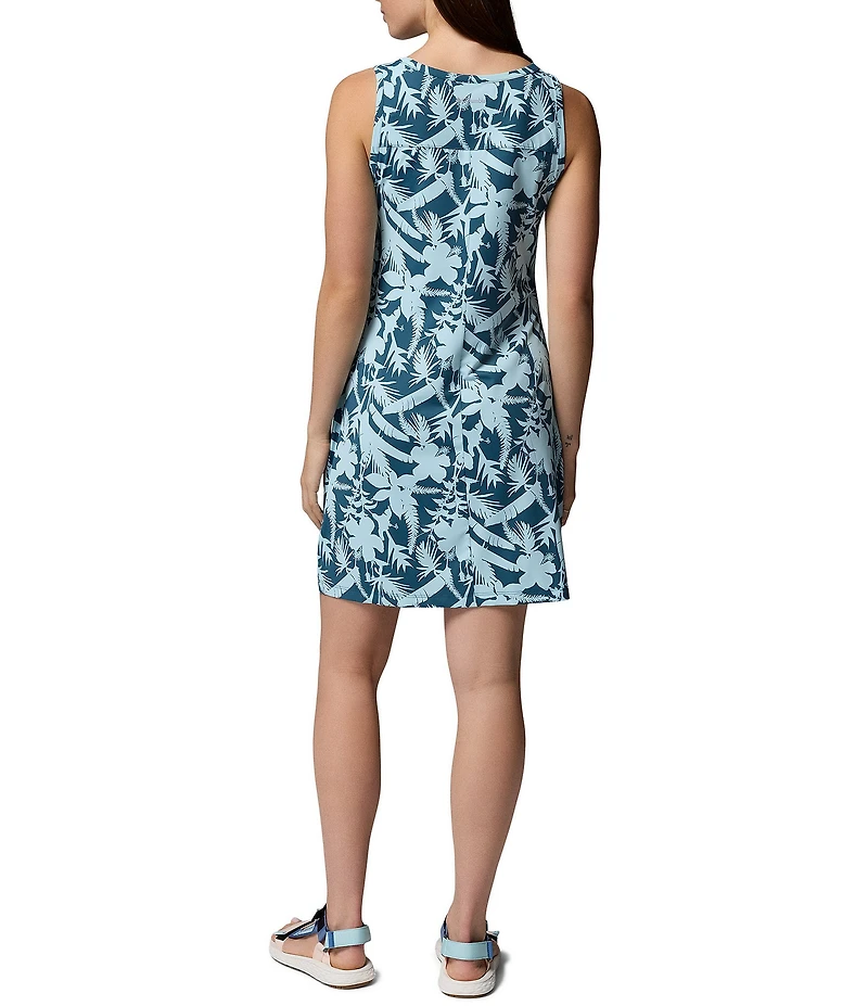 Columbia Women's Chill River Printed Crew Neck Sleeveless Shift Dress