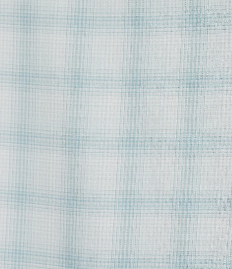 Columbia Women's PFG Wildcast Performance Yarn Dye Plaid Print Long Sleeve Button Front Shirt