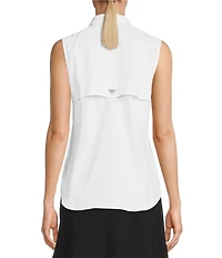 Columbia Women's Tamiami Collar Neck Sleeveless Button Front Shirt