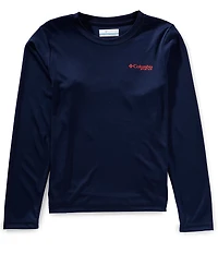 Columbia x PFG Little/Big Boys Long Sleeve Terminal Tackle Fish Flag UPF 50 Sun T-Shirt