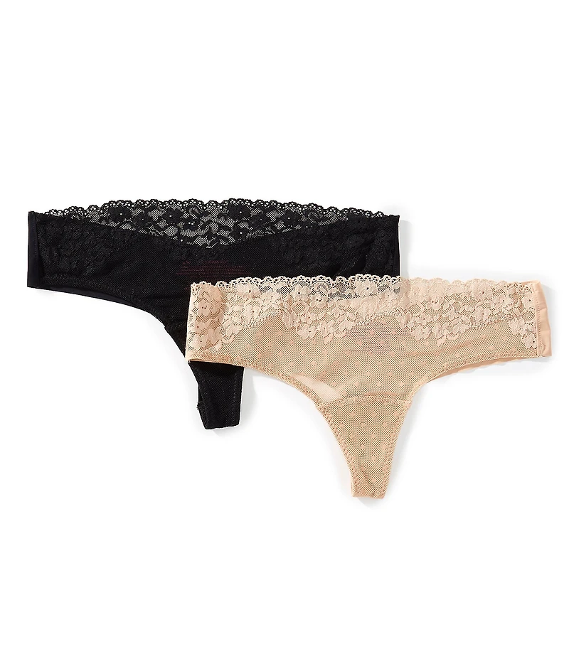 Commando Double Take Lace Thong 2-Pack