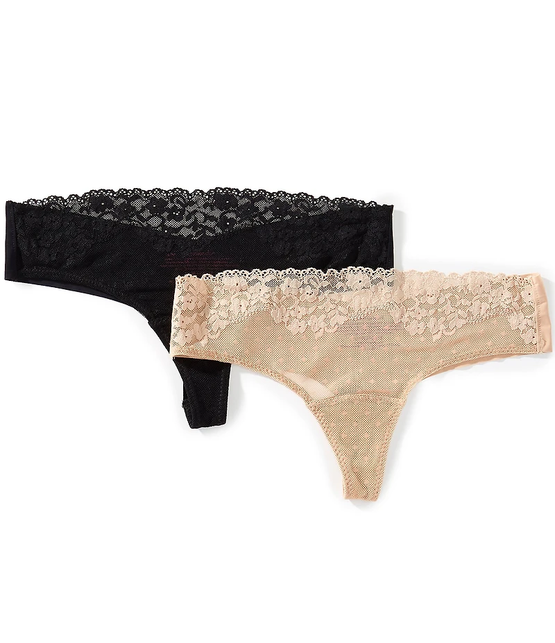 Commando Double Take Lace Thong 2-Pack