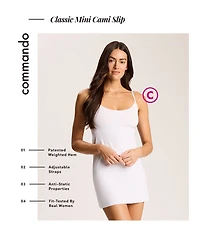 Commando Scoop Neck Spaghetti Strap Mini Cami Slip