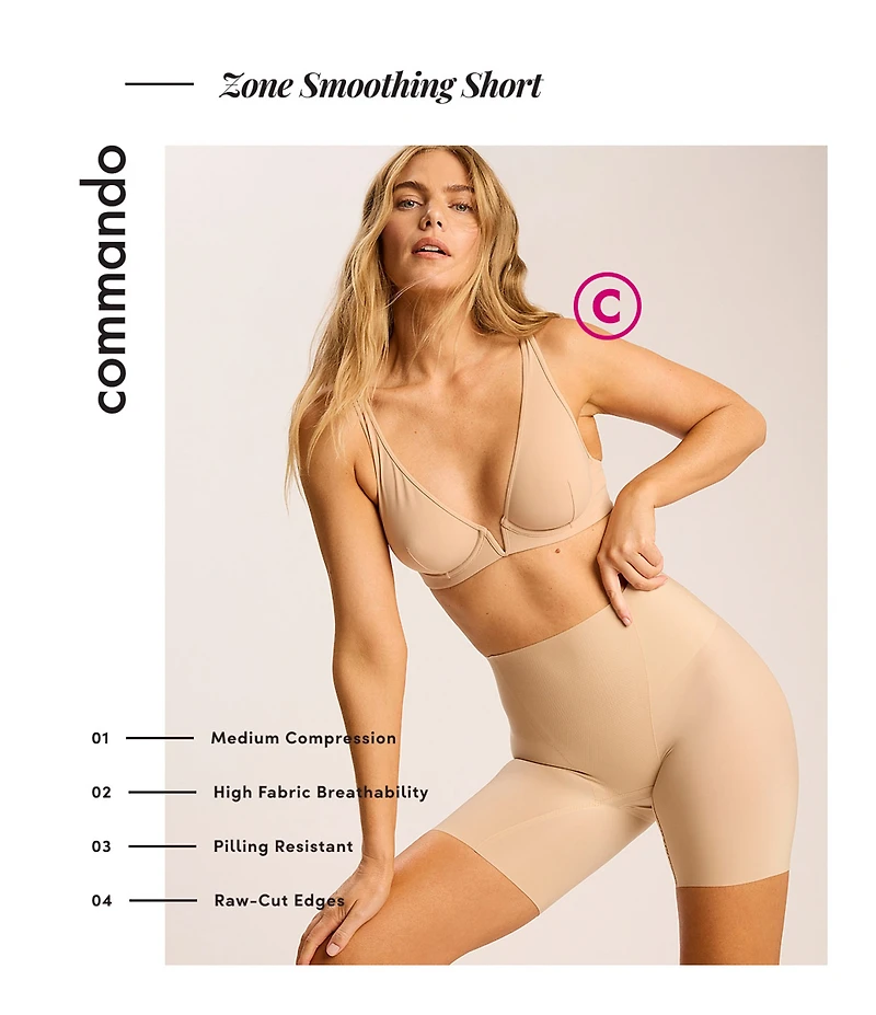 Commando Zone Smoothing Short