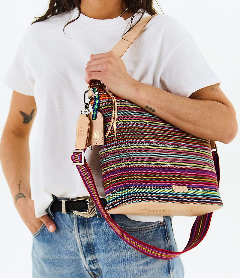 Consuela Ale Multi Woven Hobo Bag