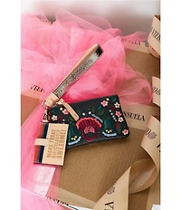 Consuela Ava Floral Woven Cardholder Wristlet