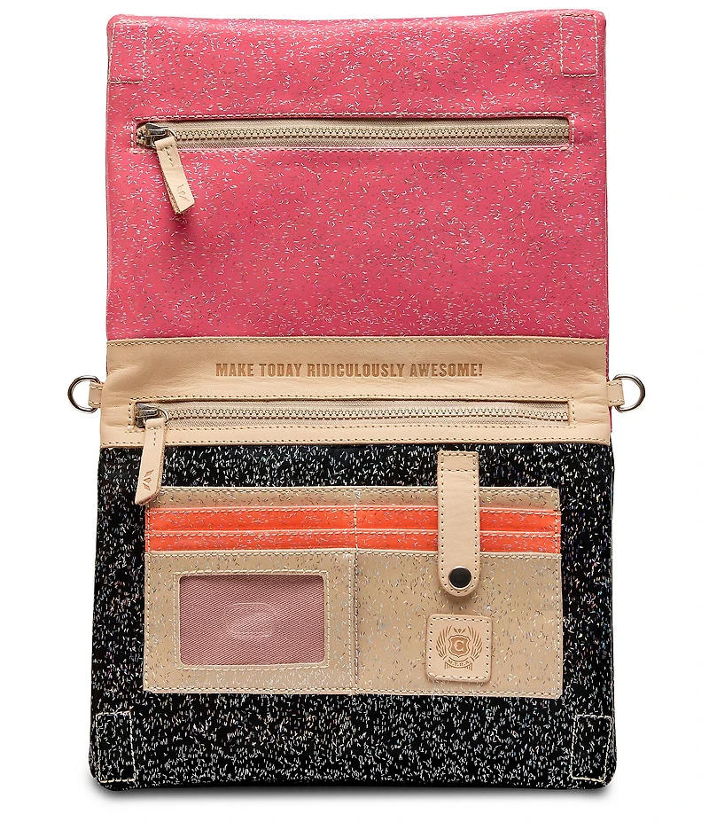 Consuela Bae Metro Glitter Crossbody Bag
