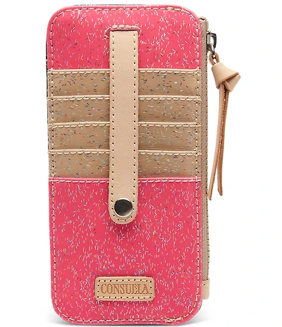 Consuela Bae Multi Colored Glitter Card Organizer