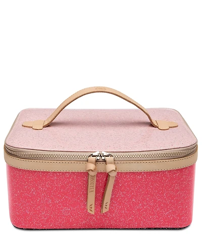 Consuela Bae Multi Colored Glitter Train Case