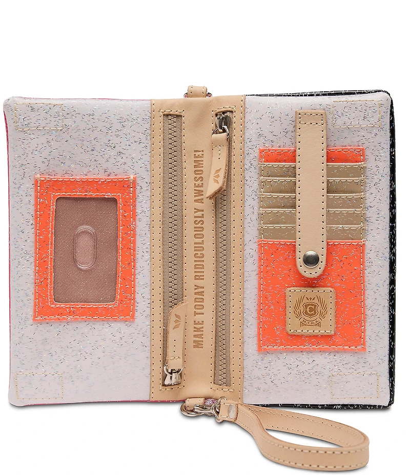 Consuela Bae Uptown Multi Glitter Crossbody Bag