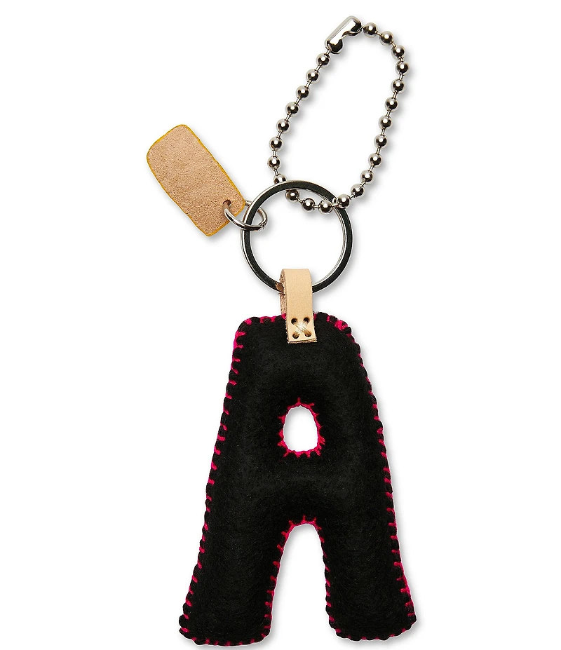 Consuela Black Felt Alphabet Charm