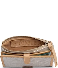 Consuela Celeste Contrast Trim Slim Wallet