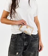 Consuela Celeste Contrast Trim Slim Wallet