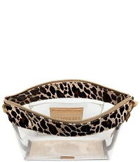 Consuela Clear Leopard Downtown Mona Crossbody Bag