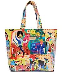 Consuela Colin Print Unlined Mini Tote Bag