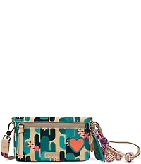 Consuela Dezi Uptown Embroidered Crossbody Bag