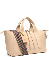 Consuela Diego Natural Leather City Satchel Bag