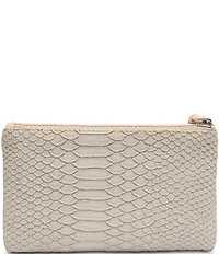 Consuela Thunderbird Embossed Snake Contrast Trim Slim Wallet