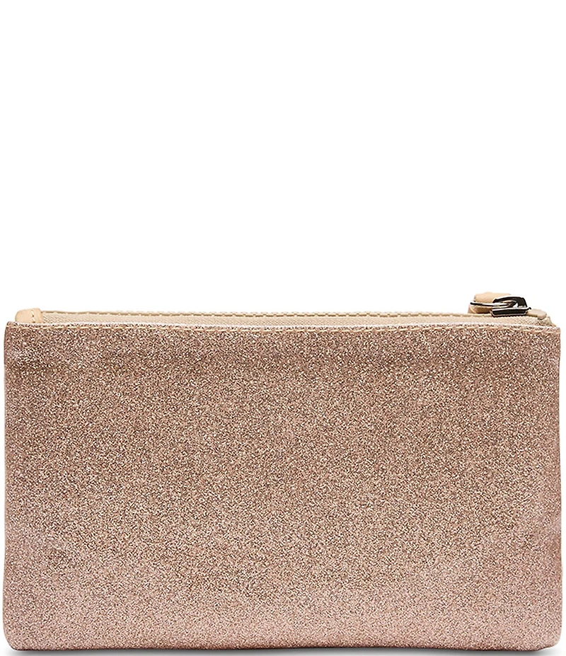 Consuela Emery Glitter Contrast Trim Slim Wallet