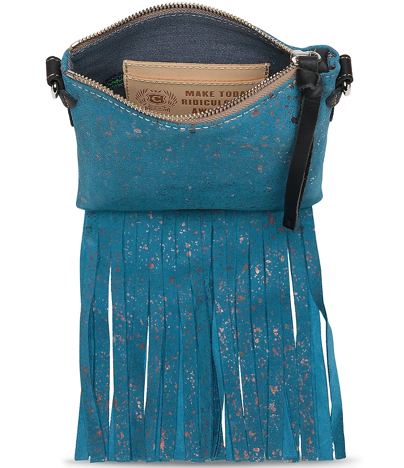 Consuela Explorer Mini Nilo Fringe Crossbody Bag