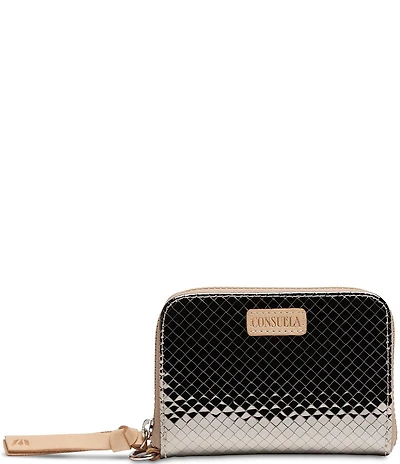 Consuela Kit Metallic Mirrored Zippy Wallet