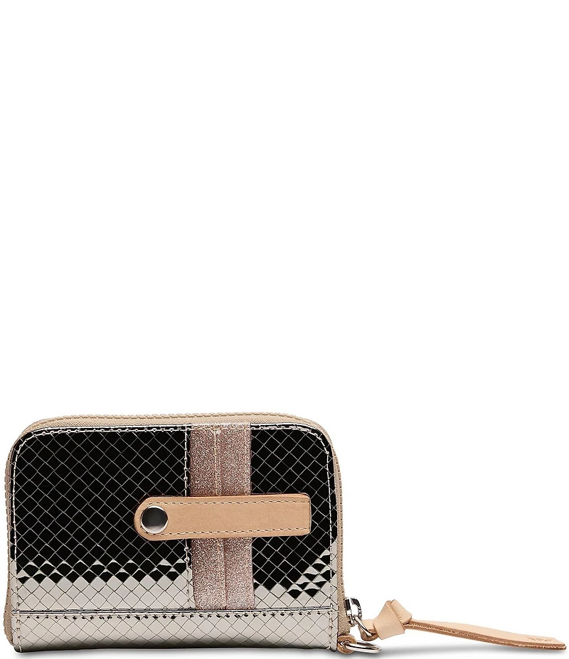 Consuela Kit Metallic Mirrored Zippy Wallet