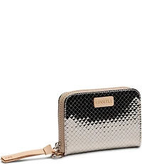 Consuela Kit Metallic Mirrored Zippy Wallet