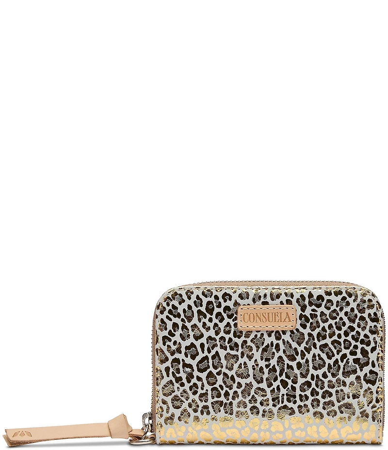 Consuela Kit Cheetah Print Zippy Wallet