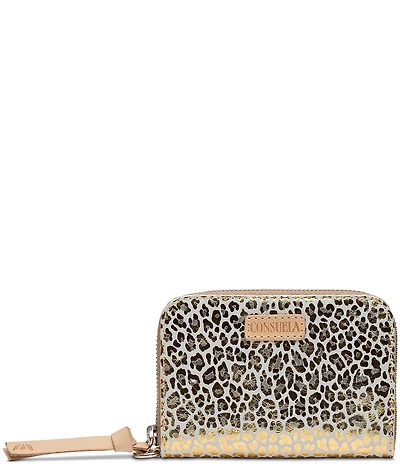 Consuela Kit Cheetah Print Zippy Wallet