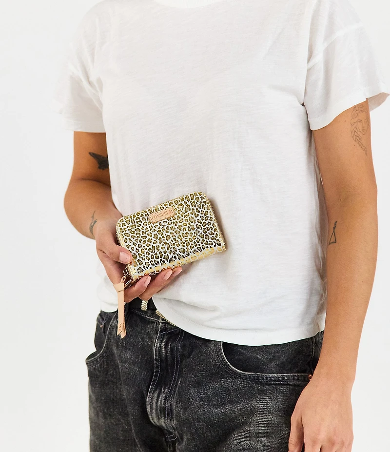 Consuela Kit Cheetah Print Zippy Wallet
