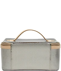 Consuela Kyle Gunmetal Texture Train Case