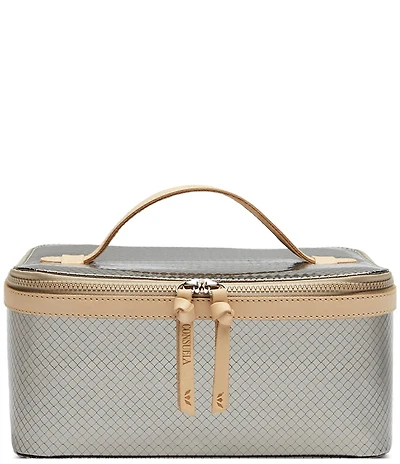 Consuela Kyle Gunmetal Texture Train Case