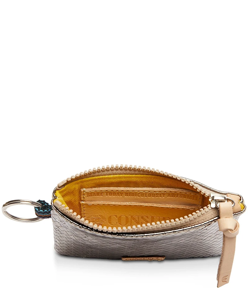 Consuela Kyle Metallic Textured Coin Purse