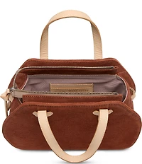 Consuela Lady Bird Sienna Suede Satchel Bag