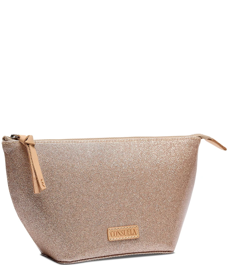 Consuela Emery Glitter Leather Tool Kit Pouch