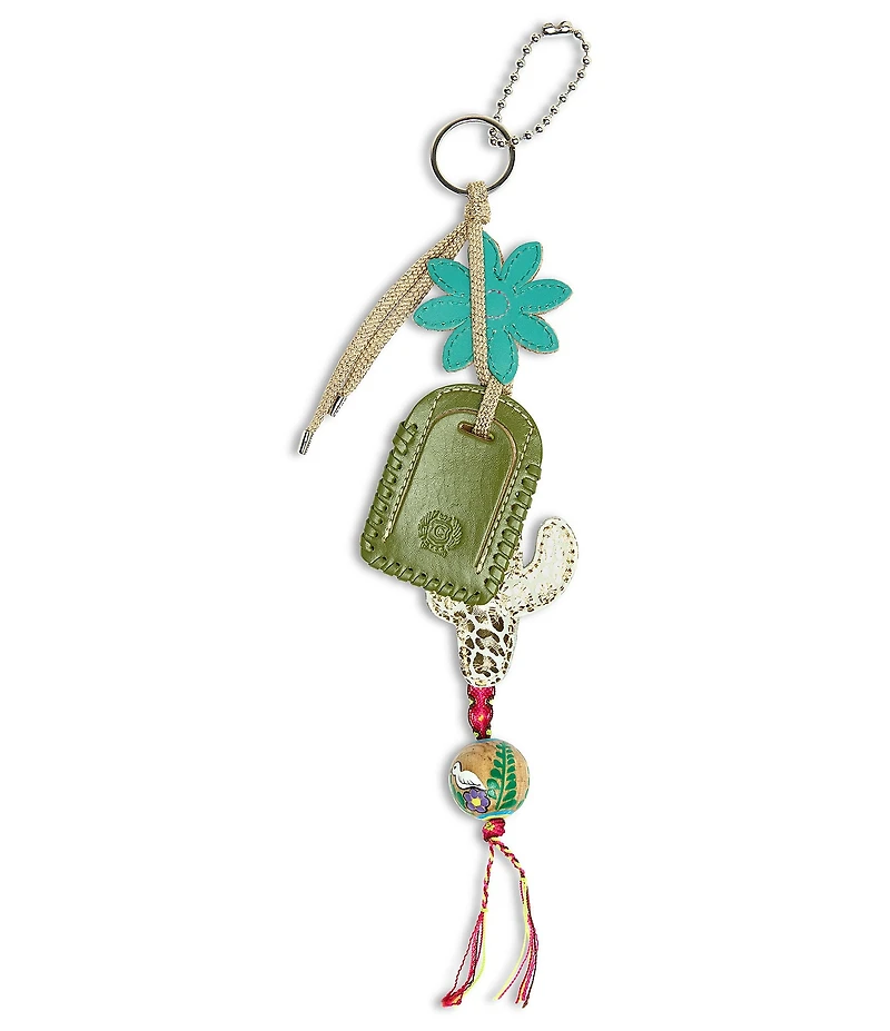 Consuela Lennie Cactus And Flower Bag Charm