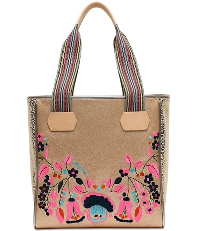 Consuela Lyla Floral Embroidered Classic Tote Bag