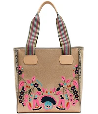 Consuela Lyla Floral Embroidered Classic Tote Bag