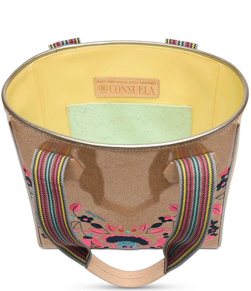 Consuela Lyla Floral Embroidered Classic Tote Bag