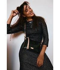 Consuela Mariana Midtown Glitter Crossbody Bag