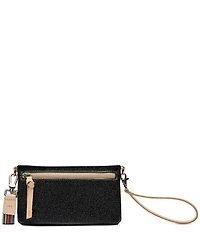 Consuela Mariana Uptown Glitter Crossbody Wristlet Wallet