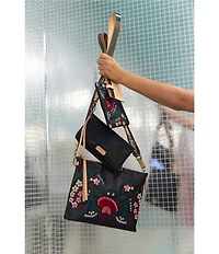 Consuela Mariana Uptown Glitter Crossbody Wristlet Wallet