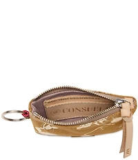Consuela Marlow Metallic Splattered Suede Pouch